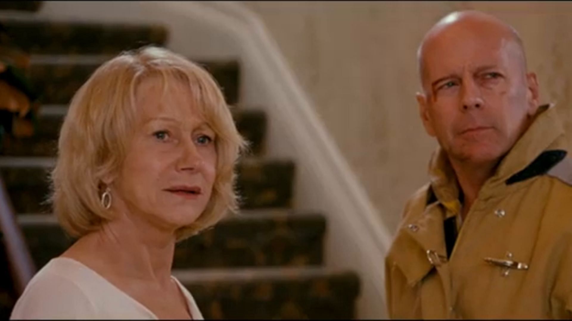 Mirren and Willis in Red (Image via Prime Video)